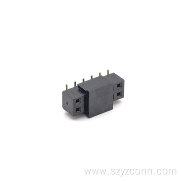 2.54mm Pitch Female Header Connector SMT 12P